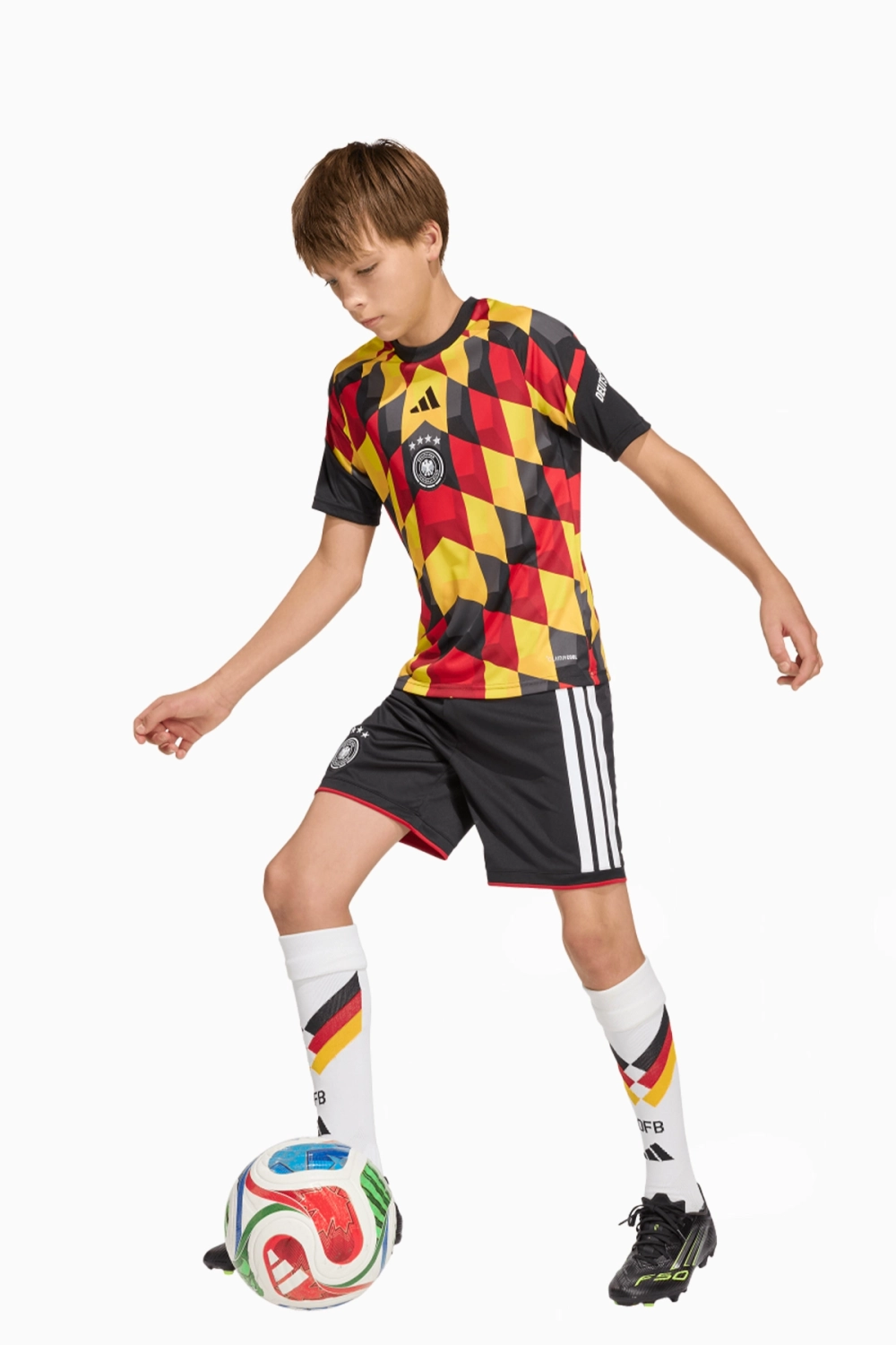 Футболка adidas Germany 2026 Pre-Match Junior - многоцветный