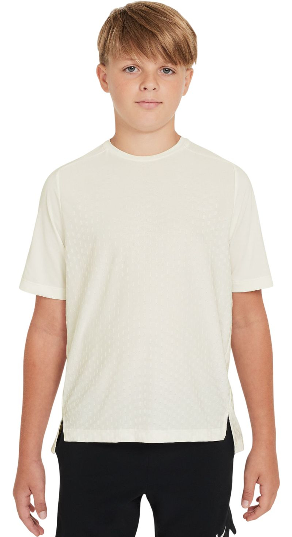 Детская теннисная футболка Nike Multi Kids Dri-Fit ADV Short Sleeve - phantom/sail/black