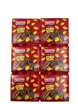Молочный шоколад с хлопьями Corn Flakes (6шт по 60гр)