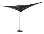 Зонт-парусник 2х2 м Scolaro Vela Titanium, титан, антрацит