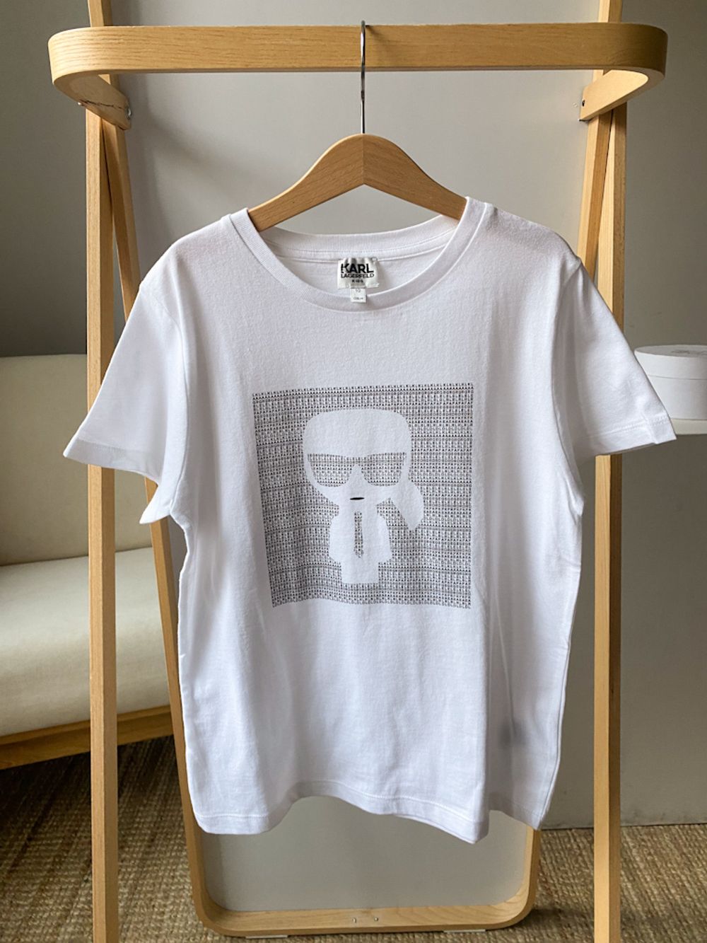 Хлопковая футболка Karl Lagerfeld, 140
