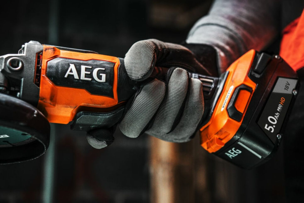 Углошлифмашина AEG BEWS18-115BLPX2-0 115 мм, 18В 4935480856