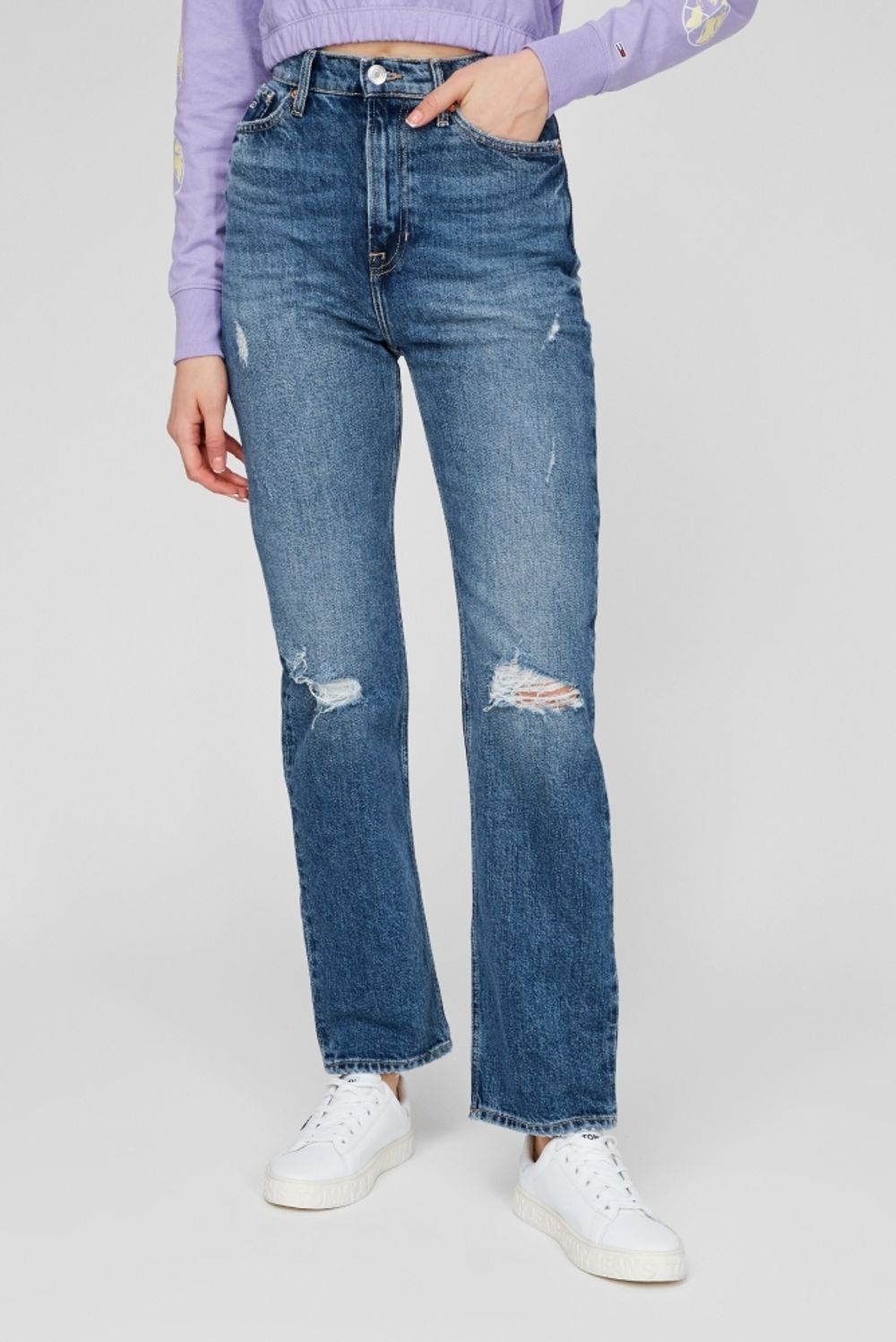 Джинсы женские TOMMY JEANS JULIE UHR STRGHT CE737