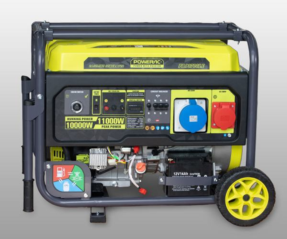 Генератор гибридный Powerac PR13700LE-H9