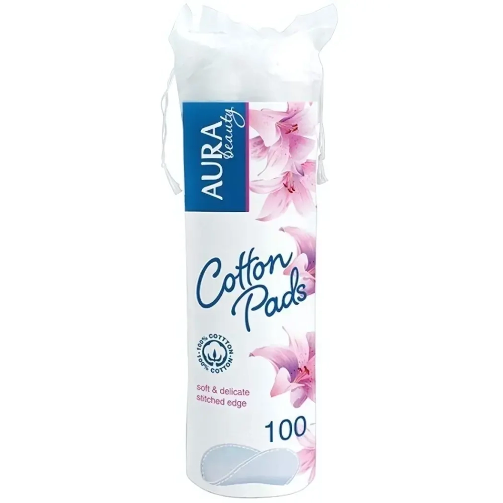 Ватные диски AURA Beauty 100шт