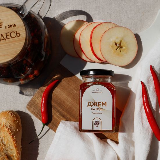 Джем на меду "Перец чили" 280г