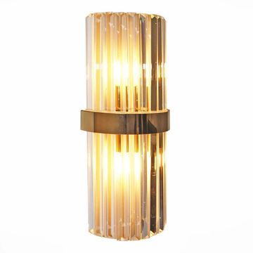 Настенный светильник 2*Е14 SL1176.201.02 золотистый/прозрачный Arezzo ST-Luce