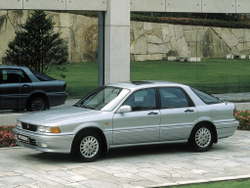 Порог Mitsubishi Galant 6 1987-1993 (1мм)