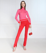 Хлопковый гольф decotto dolcevita Pinko - розовый(1G181Z A02M)