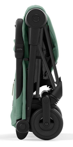 Прогулочная коляска Cybex Coya Leaf Green с дождевиком/Matt Black