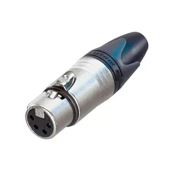 Neutrik NC4FXX-D кабельный разъем XLR female 4 контакта  ( упаковка 100 шт, отгрузка поштучно без уп