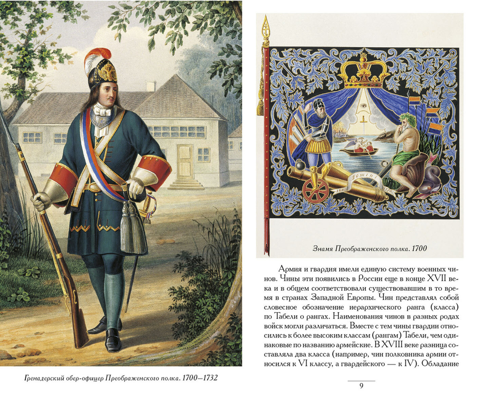 Военная геральдика от Петра I до Александра I. 1696–1825