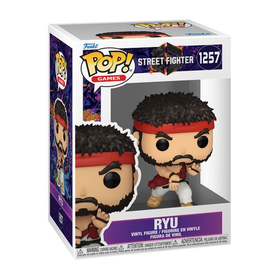 Фигурка Funko POP! Games Street Fighter Ryu (1257) 93541 — упаковка