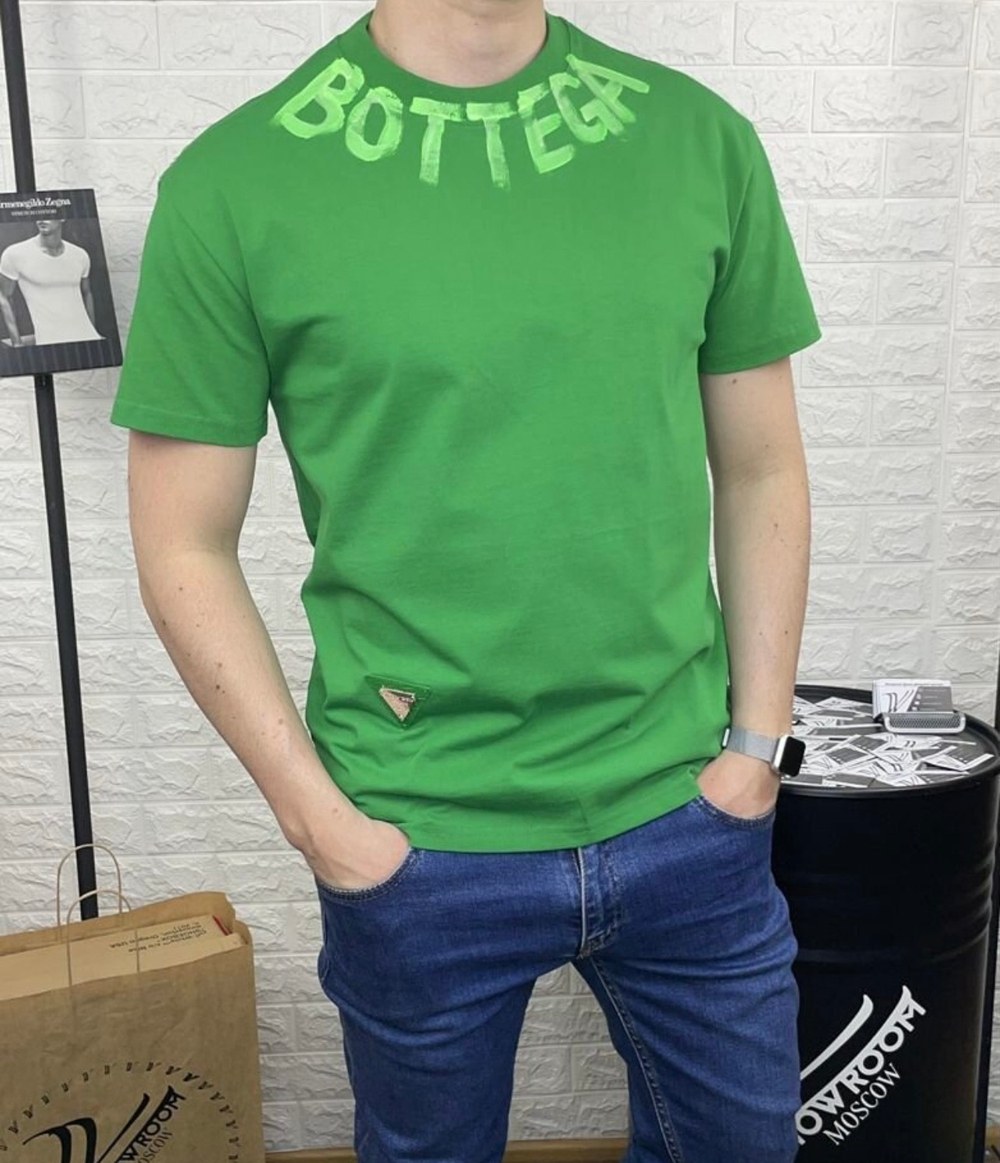 Футболка Bottega Veneta Green мужская оригинал премиум