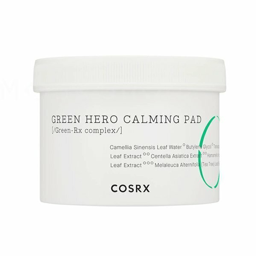 COSRX One Step Green Hero Calming Pad 70шт