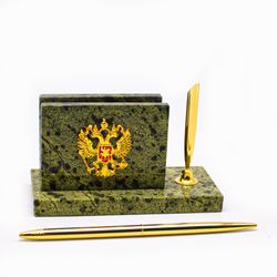 Письменный набор "Малый" с гербом