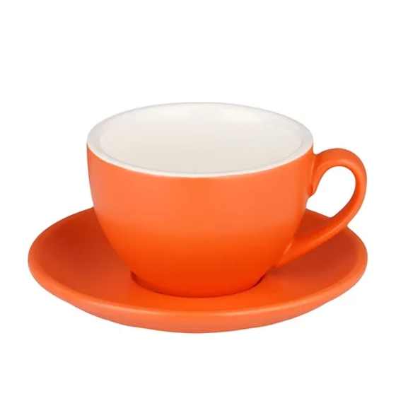 Чайная пара 250 мл оранжевая матовая d 9,6 см h6,3 см Barista (Бариста) P.L. Proff Cuisine [6]