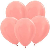 Шар 12" Розовое Золото, Метал / Rose Gold 568