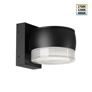 Уличный настенный светодиодный светильник 8W 2700-4000К 359719 чёрный Estima Novotech