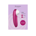 Вакуумный стимулятор клитора с удлинённой насадкой Womanizer Pro (ярко-розовый)