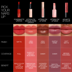 NARS AFTERGLOW SENSUAL SHINE LIPSTICK - Увлажняющая помада оттенок BREATHLESS, 1 g