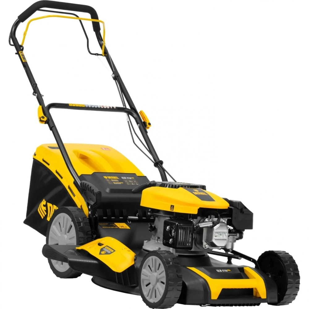 Газонокосилка бензиновая Denzel GLR-510SP-K, 180 см3, ширина 51 см, привод, травосборник 65 л
