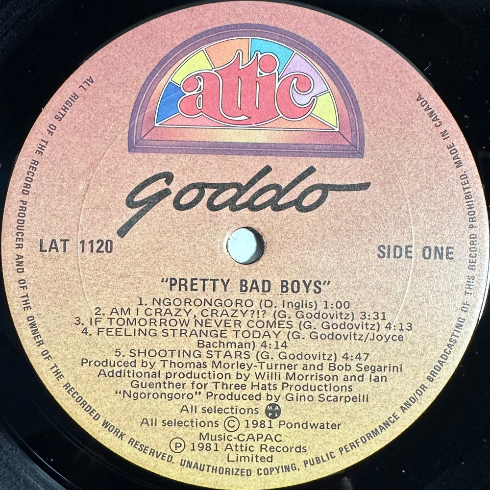 Goddo - Pretty Bad Boys (Канада 1981г.)