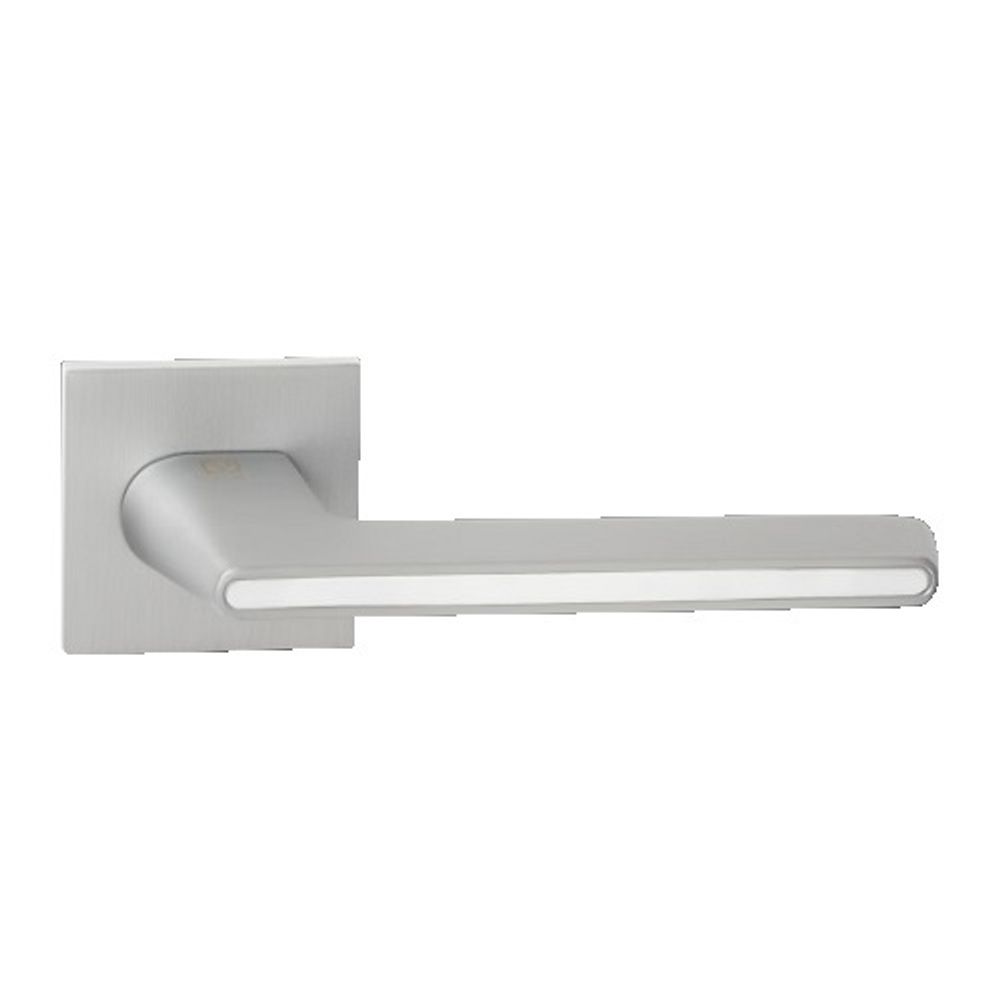 Ручка раздельная ABRISS R21.190 MCP/WH матовый хром/белый