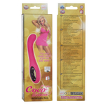 Розовый стимулятор G-точки Coco licious Rechargeable Wand - 21,5 см. (Цвет: розовый)