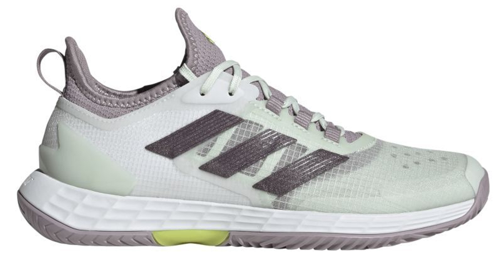 Женские Кроссовки теннисные Adidas Adizero Ubersonic 4.1 - cloud white/aurora met. S24/crystal jade S2