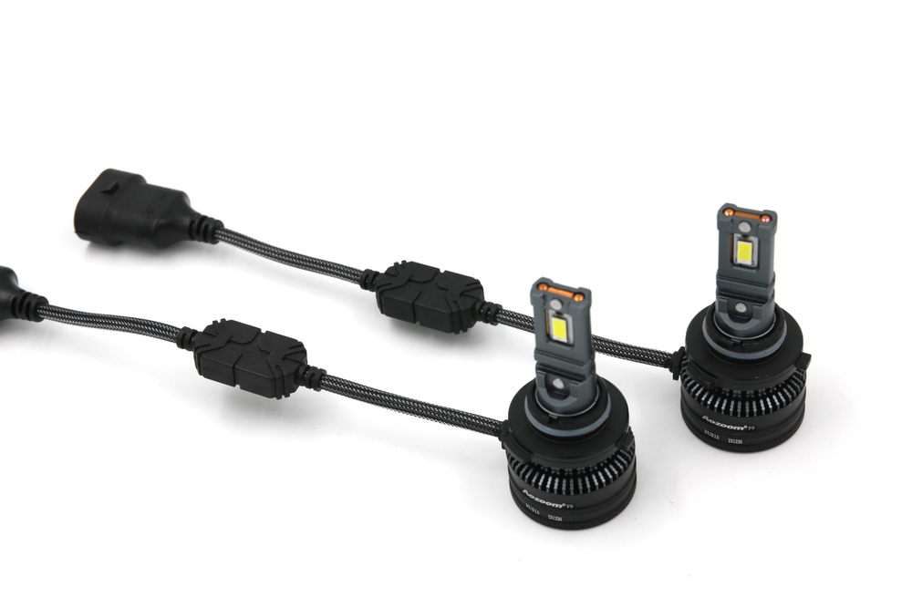Cветодиодные лампы HB3/HB4 (9005/9006) Aozoom P9 с вентилятором 12V, 52W, 5500K, чип Korea WT52 (комплект, 2шт)
