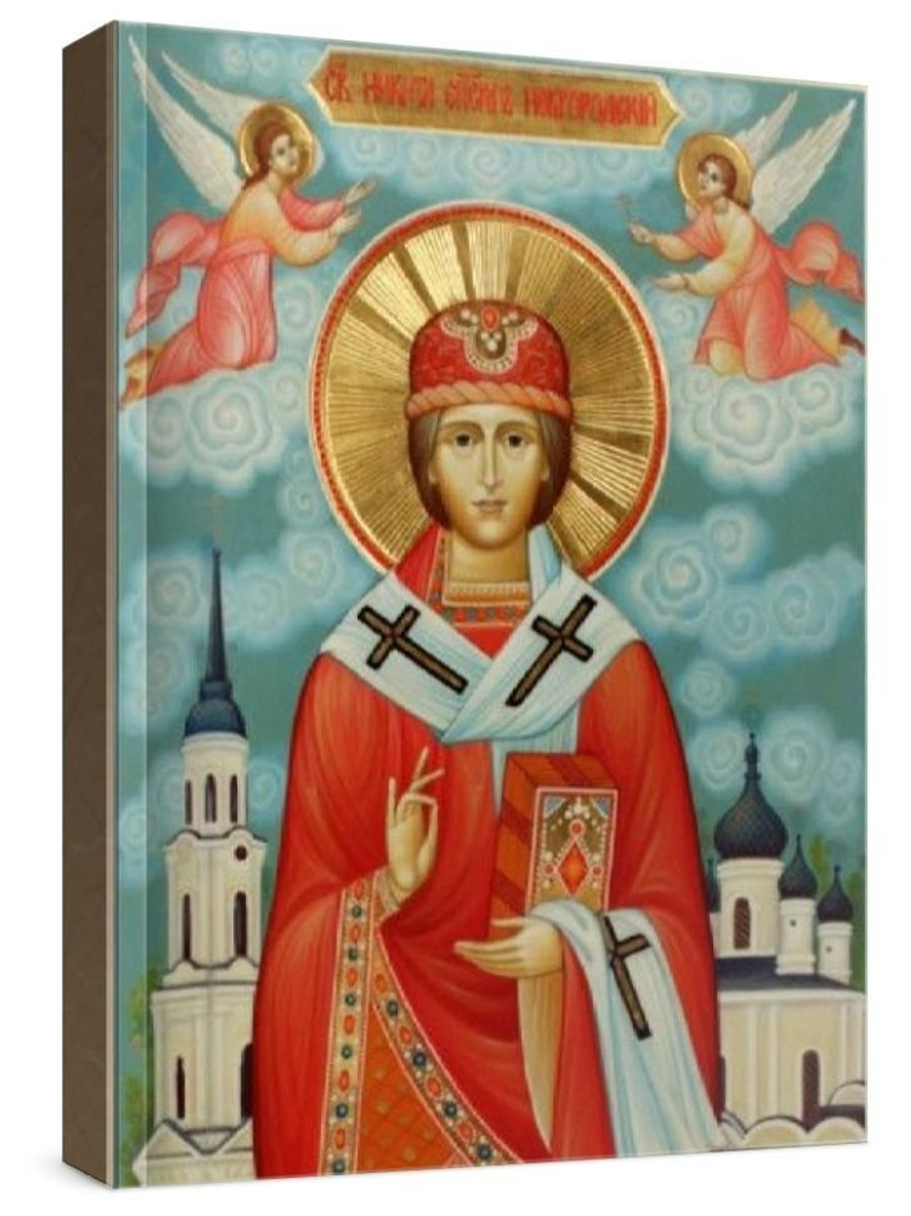 Никита Новгородский (рукописная икона)