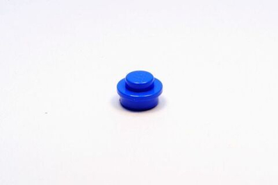 Lego Круглая кнопка 1х1 (синяя) 614123