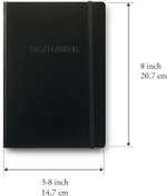 Блокнот Leuchtturm1917 Bullet Journal Edition 2 A5 (14.5x21см.) 120г/м2 - 206 стр. в точку, твердая обложка, цвет: черный (363572)