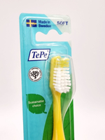 TePe Зубная щетка Nova Soft мягкая, желтая, 1 шт. (Швеция)