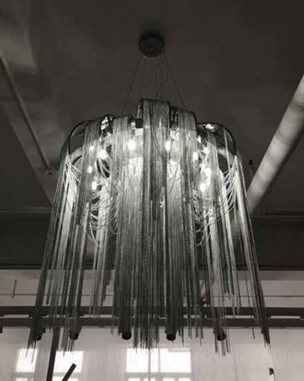 Pendant design lamp Volver by Terzani (Silver)