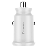 Автомобильное заряд. устр. Baseus Grain 2USB 3.1A CCALL-ML02 белое