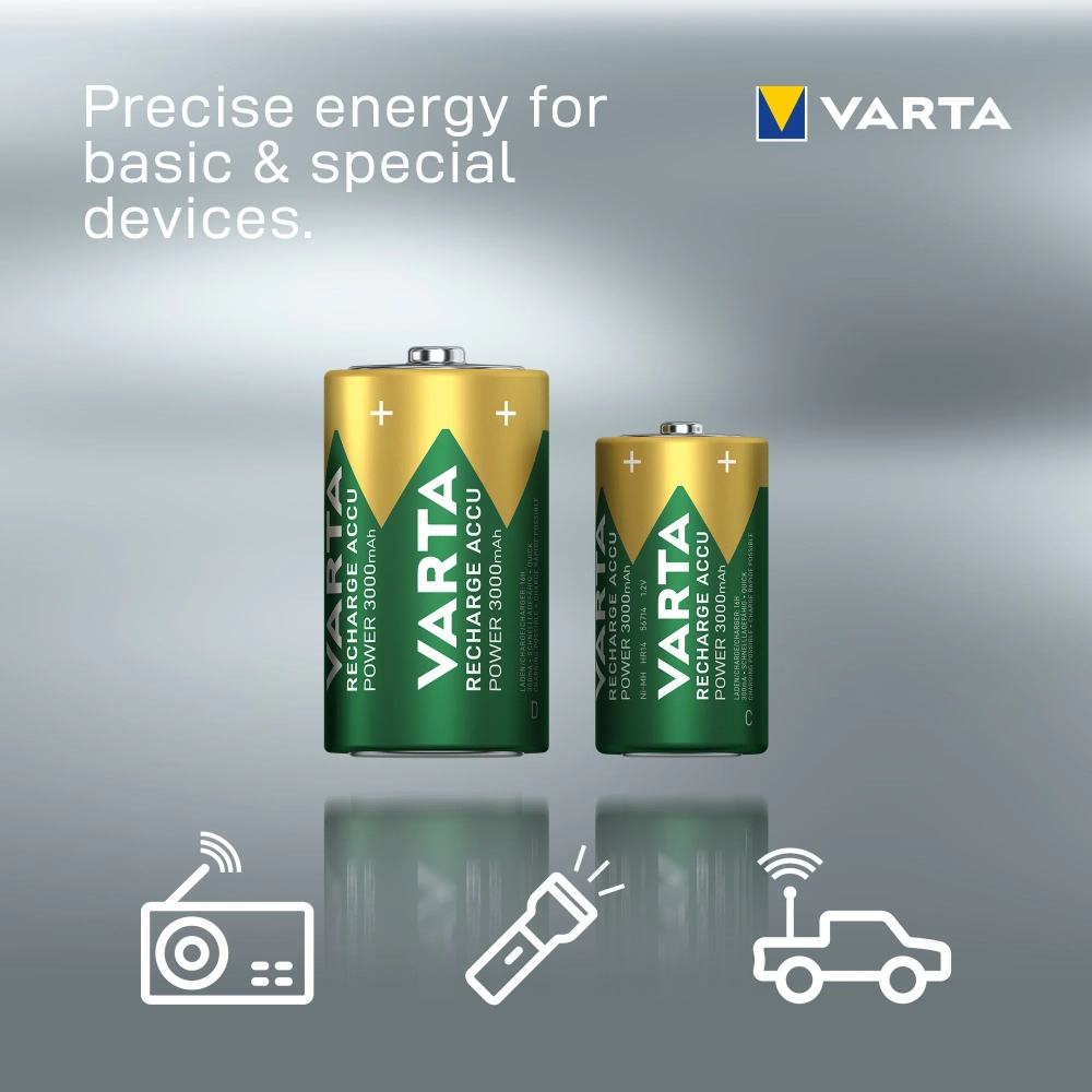 VARTA Recharge Accu Power C 3000mAh BL2 56714101412