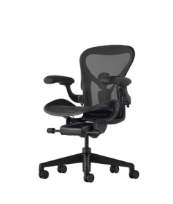 Кресло Herman Miller Aeron Black Onyx Matte, размер A