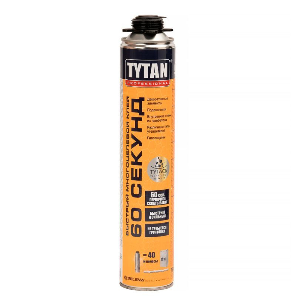 Клей-пена Tytan Professional 60 секунд 750 мл