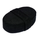 Мочалка «Мужская» объёмная, 10х15х5 с, medium/soft, чёрно-серая, для бани и сауны «Банные штучки»/ 30