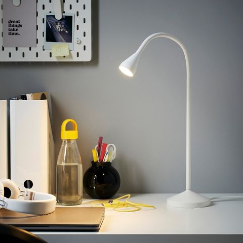 Настольный светильник IKEA NAVLINGE (НЭВЛИНГЕ), Белый, 66 см