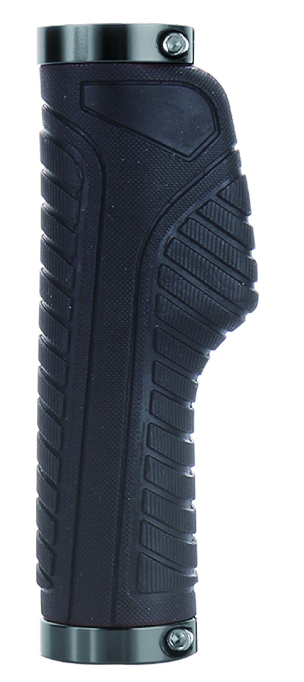 Ручки 00-170557 на руль H31 TwoSideLock 132мм эргономич. резинов. c 2 черн. фикс. противосколь. поверх. черные
