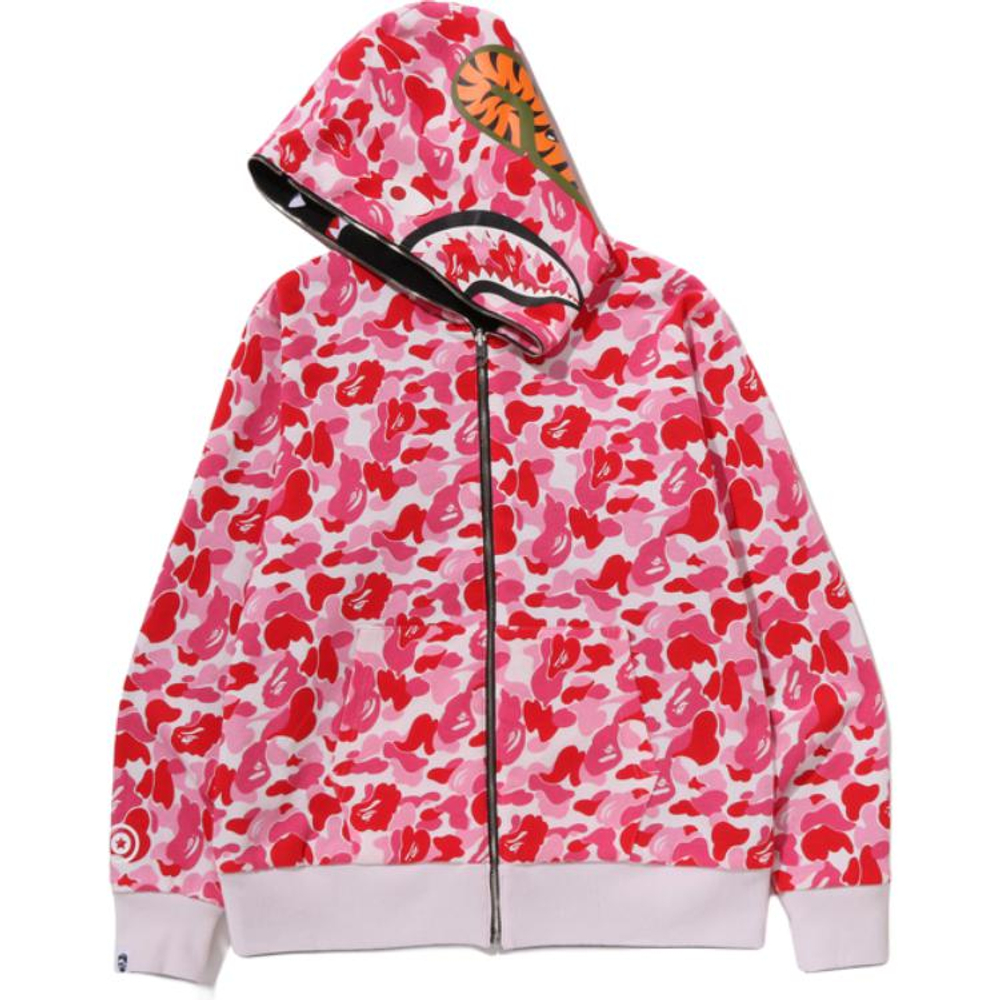 A Bathing Ape Bathing Ape Sweatshirts Moderate No Fleece Lined Zip Closure 0zxswmx08151p черный розовый