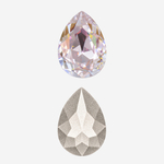 Кристалл Капля (Drop), оттенок "Розовый перламутр"/"Pink Mother of Pearl", 14*10мм