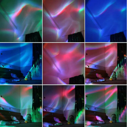 Светильник-проектор "Aurora", RGB, настольный, музыкальный, пульт ДУ