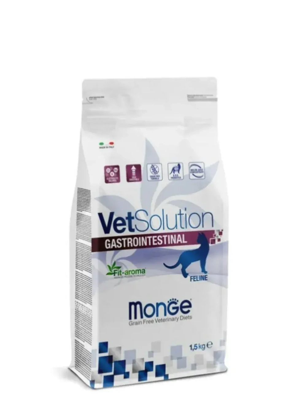 Monge (Монж Кэт Гастро) VetSolution Cat Gastrointestinal сухой корм для кошек 1,5кг