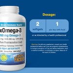 Natural Factors, Rx Omega-3, омега-3, 1260 мг, 120 капсул (630 мг в 1 капсуле)