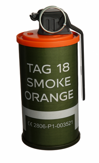 ДЫМОВАЯ ГРАНАТА ИМИТАЦИОННАЯ TAG-18 SMOKE ORANGE