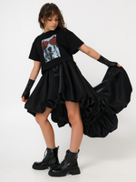 Юбка Organza с хвостом, черная